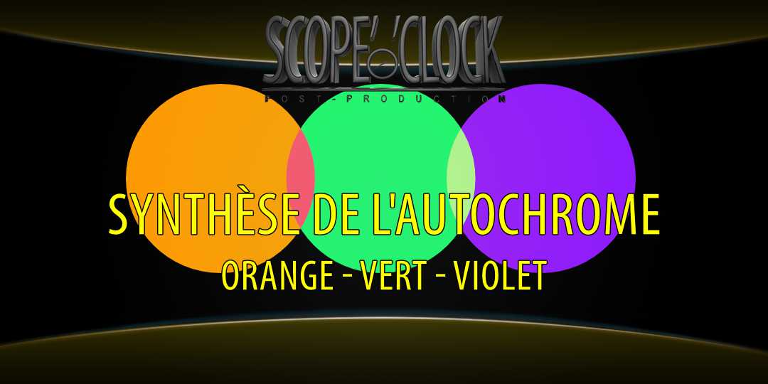La synthèse du Orange, Vert, Violet